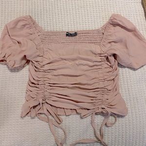 dusty pink shein top